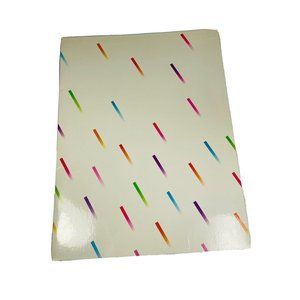 Folder Vintage 1985 Scentex Geometric Shapes Forms No Holes 2 Pockets